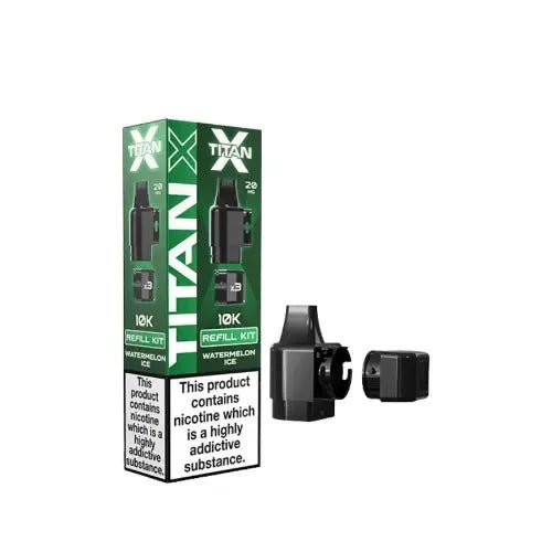 Titan X Replacement Pods - Pack of 10 Watermelon Ice