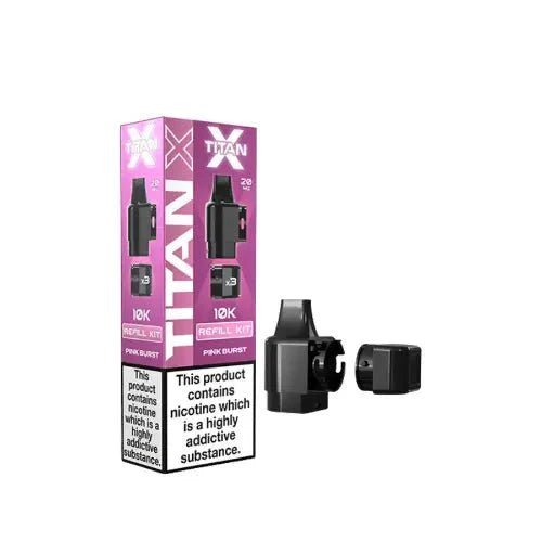 Titan X Replacement Pods - Pack of 10 Pink Burst