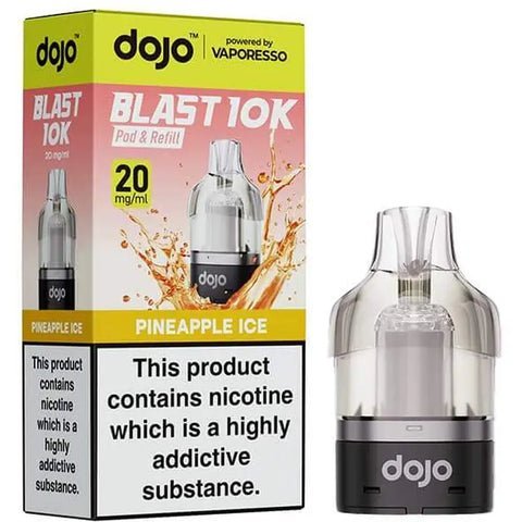 Vaporesso Dojo Blast 10K Prefilled Pods ( Pack of 5) Pineapple Ice