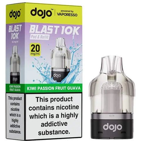 Vaporesso Dojo Blast 10K Prefilled Pods ( Pack of 5) Kiwi Passion Fruit Guava