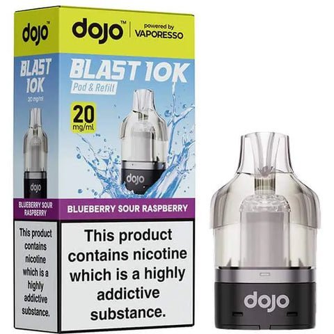 Vaporesso Dojo Blast 10K Prefilled Pods ( Pack of 5) Blueberry Sour Raspberry