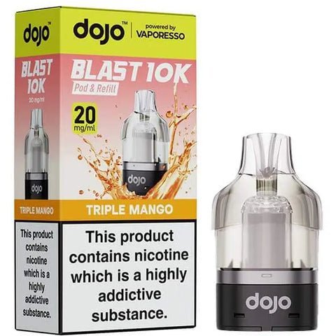 Vaporesso Dojo Blast 10K Prefilled Pods ( Pack of 5) Triple Mango