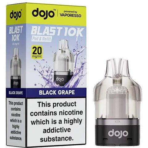 Vaporesso Dojo Blast 10K Prefilled Pods ( Pack of 5) Black Grape