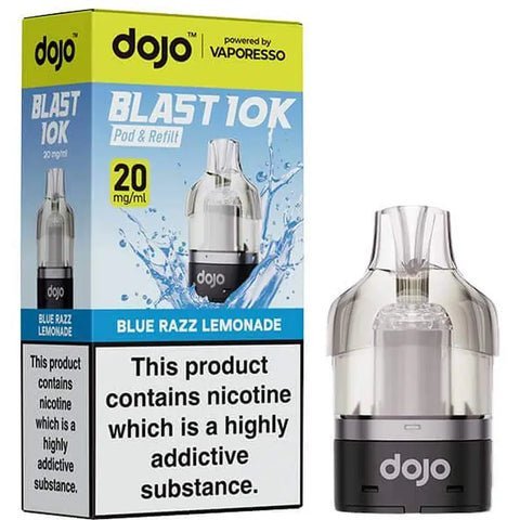 Vaporesso Dojo Blast 10K Prefilled Pods ( Pack of 5) Blue Razz Lemonade