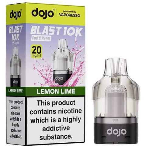 Vaporesso Dojo Blast 10K Prefilled Pods ( Pack of 5) Lemon Lime