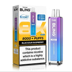 Crystal Bling Max 8000 Prefilled Pod Kit Box of 5 Blue Sour Raspberry