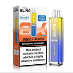 Crystal Bling Max 8000 Prefilled Pod Kit Box of 5 Blueberry Raspberry