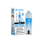 Crystal Prime Aura Bar 10000 Puffs Prefilled Pod Vape Kit Box of 5 Mr Blue