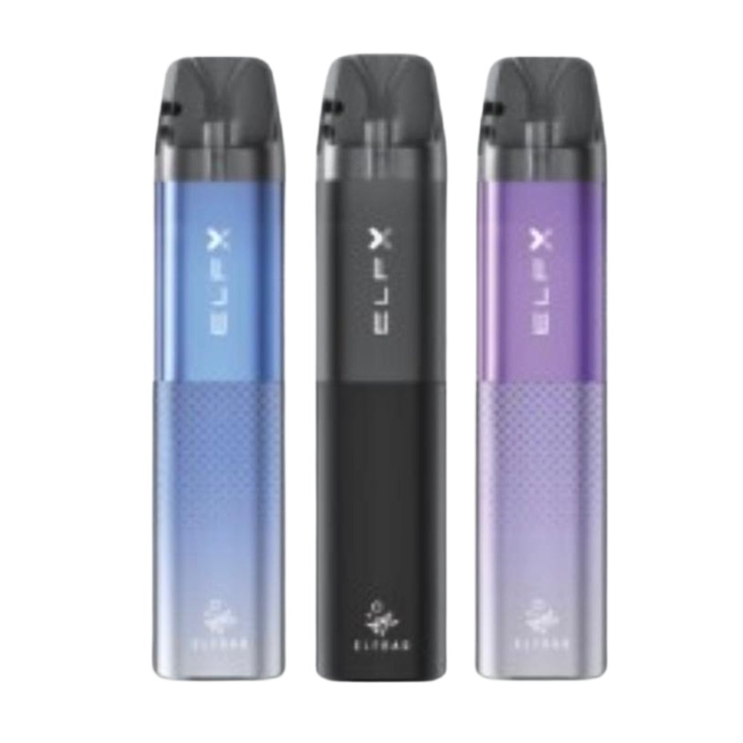 Elf Bar Elfx Refillable Pod Vape Kit Silver