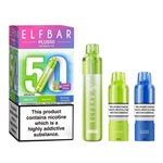 Elf Bar Plus 50 Vape Kit ( Box of 5) Mint Edition