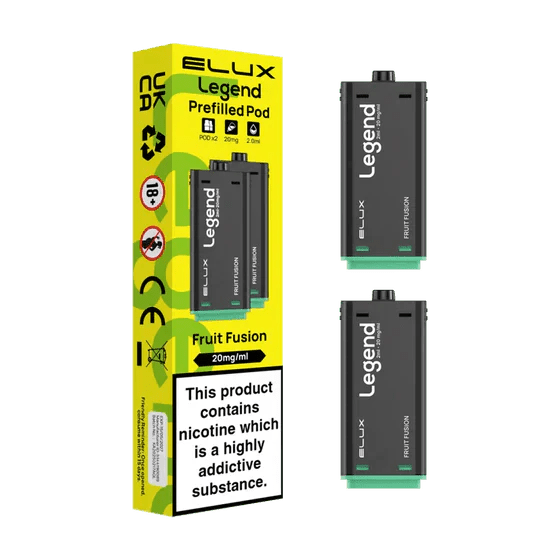 Elux Legend 1500 Replacement Pods Pack of 2 Fruit Fusion