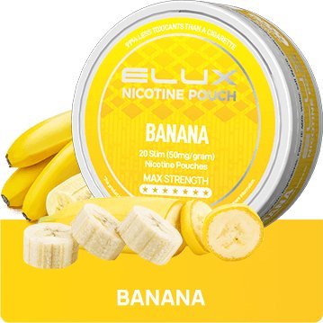 Elux Nicotine Pouches - Pack of 10 Banana