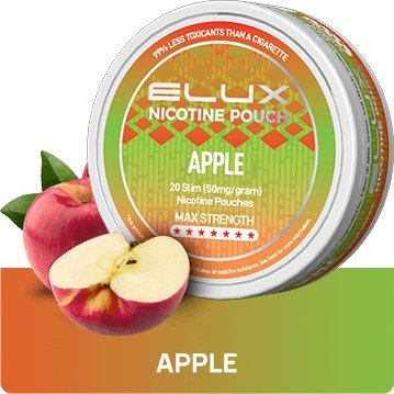 Elux Nicotine Pouches - Pack of 10 Apple