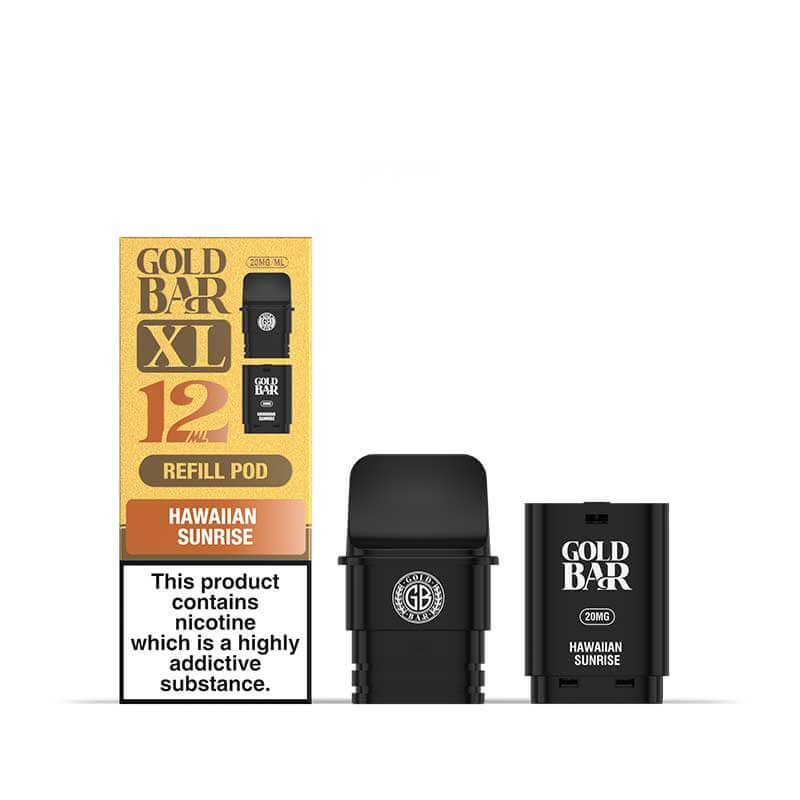 Gold Bar XL 10k Replacement Pods Box of 5 Hawaiian Sunrise