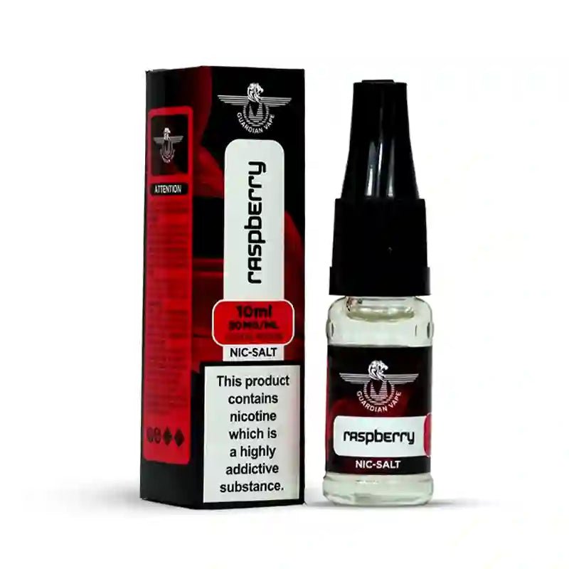 Guardian Vape Nic Salt E - Liquids Box of 10 Raspberry