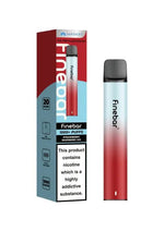 Hayati Finebar 1000 Prefilled Pod Kit Box of 5 Strawberry Raspberry Ice