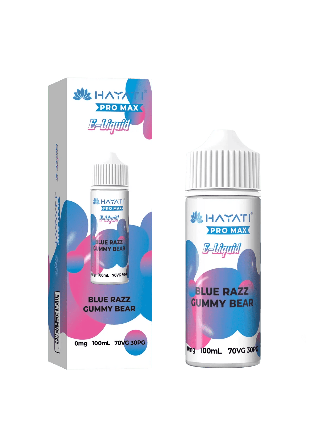 Hayati Pro Max E - liquid 100ml Blue Razz Gummy Bear
