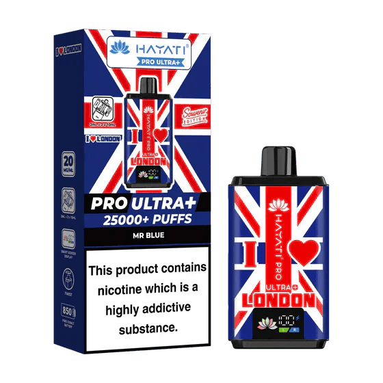 Hayati Pro Ultra + 25k Souvenir Edition Box of 5 Mr Blue - I Love London
