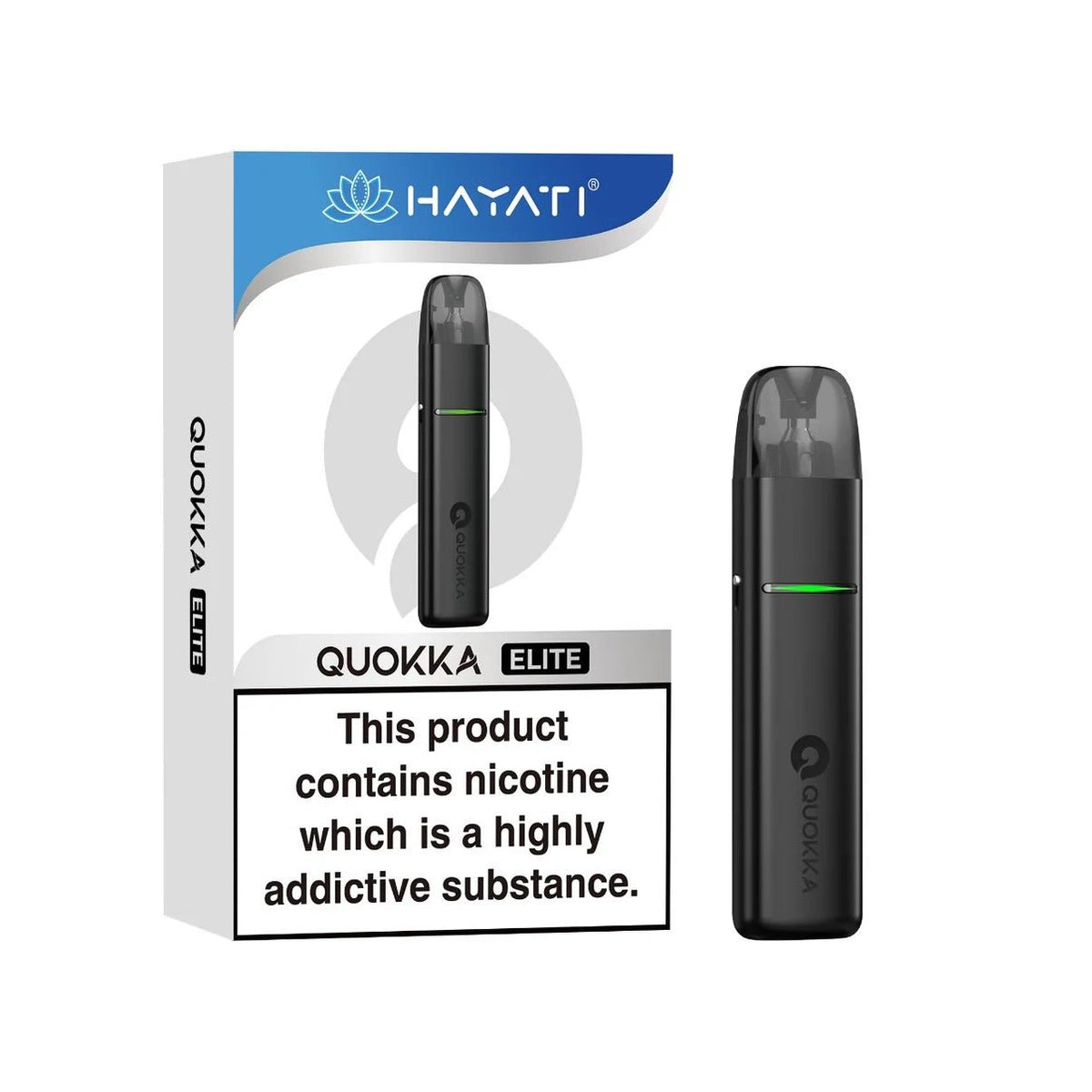 Hayati Quokka Elite Pod Vape Kit Onyx Black