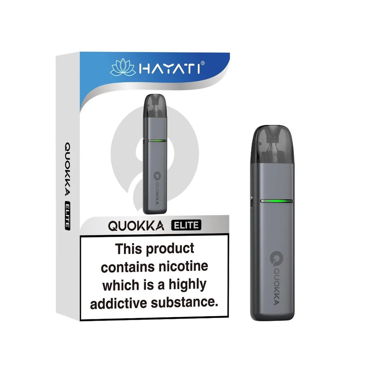 Hayati Quokka Elite Pod Vape Kit Opal Grey