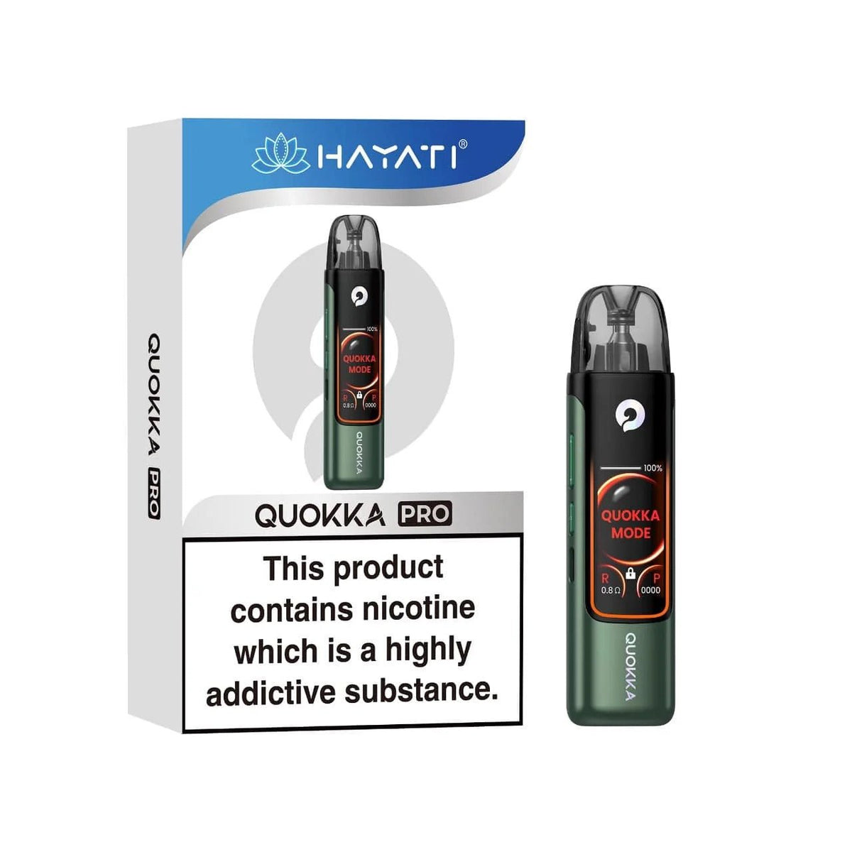 Hayati Quokka Pro Pod Vape Kit Moss Green
