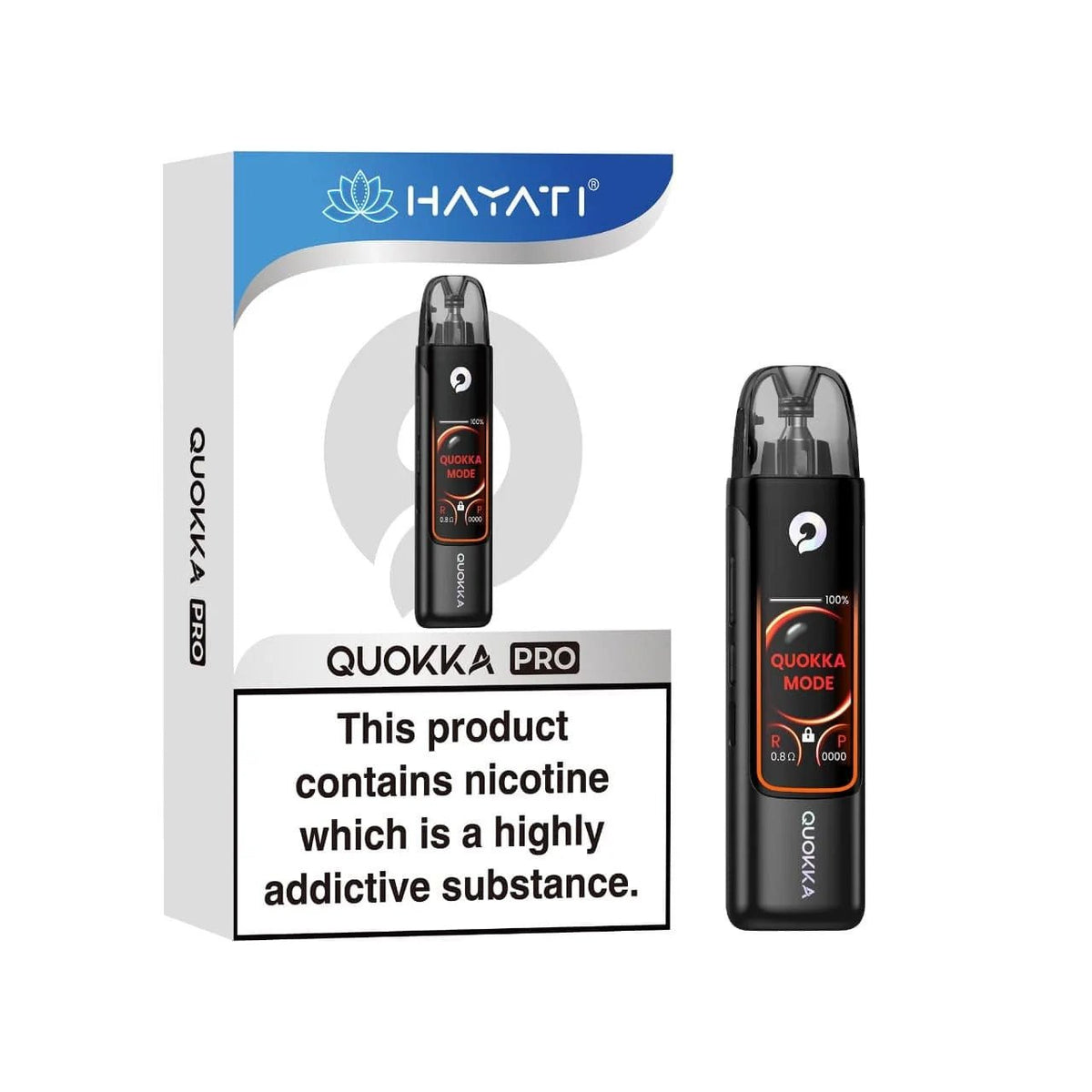 Hayati Quokka Pro Pod Vape Kit Onyx Black