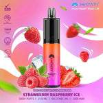 Hayati Twist 5000 Puffs Disposable Vape Box of 5 Strawberry Raspberry Ice