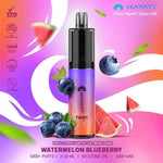 Hayati Twist 5000 Puffs Disposable Vape Box of 5 Watermelon Blueberry