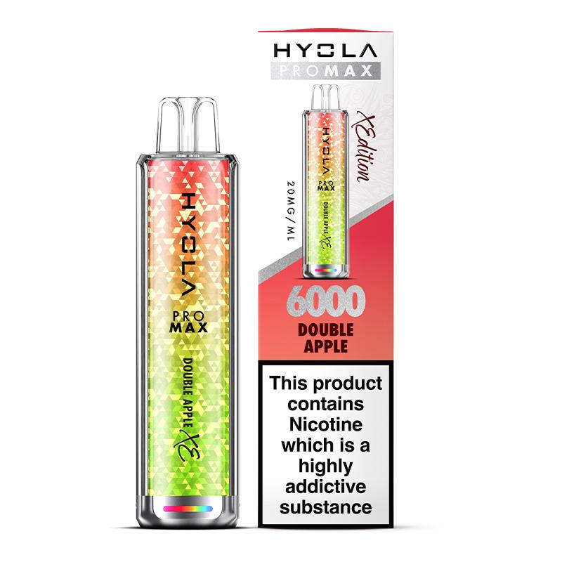 Hyola Pro Max 6000 Puffs Disposable Vape Box of 10 Fresh Mint