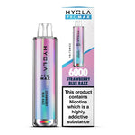 Hyola Pro Max 6000 Puffs Disposable Vape Box of 10 Strawberry Blue Razz