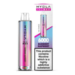 Hyola Pro Max 6000 Puffs Disposable Vape Box of 10 Blueberry Raspberry