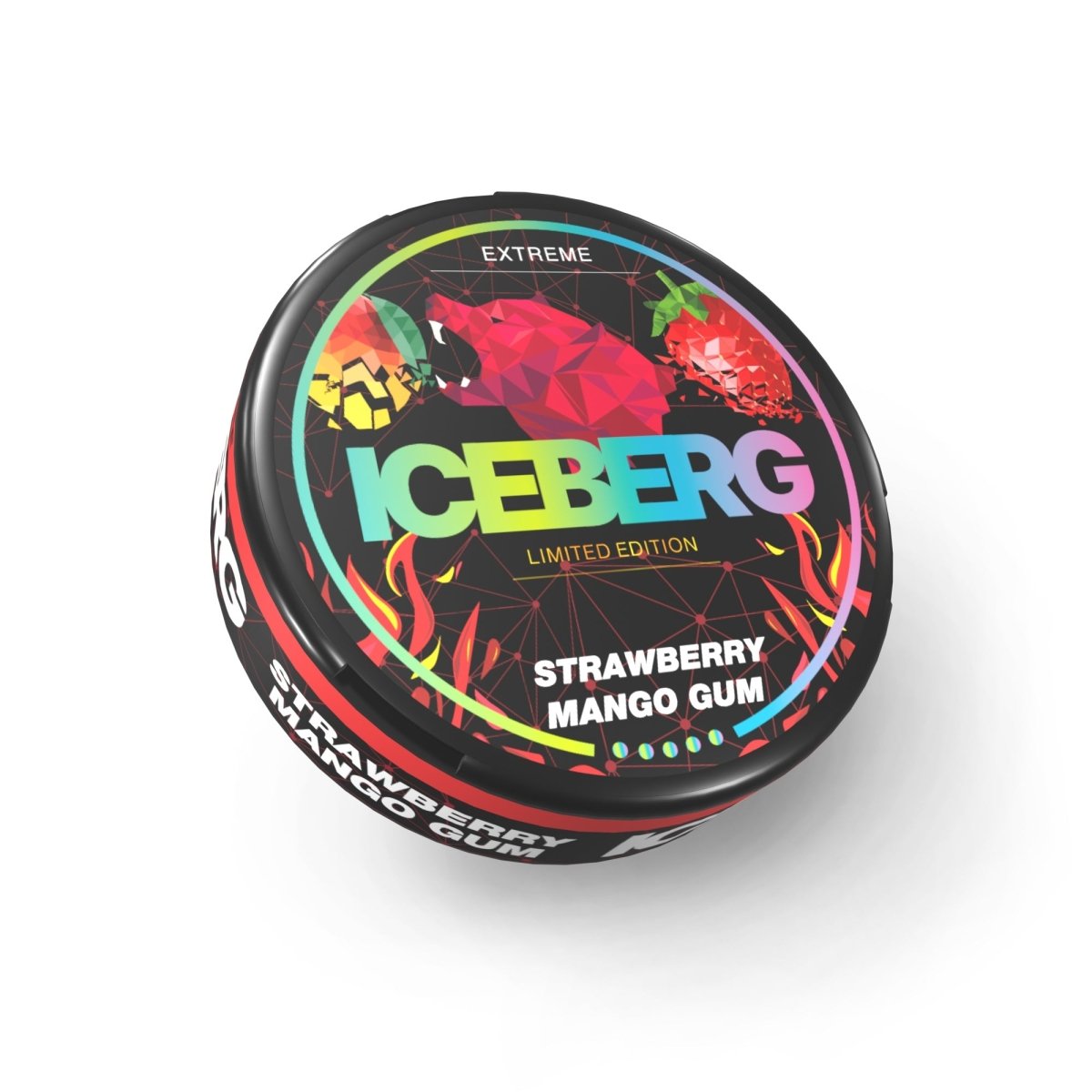 Iceberg Nicotine Pouches Pack of 10 Strawberry Mango Gum
