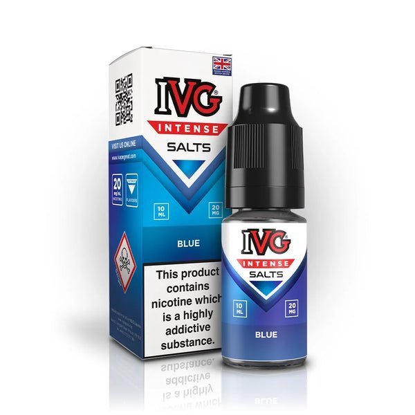 IVG Intense Nic Salts 10ml E - Liquid Pack of 10 Blue