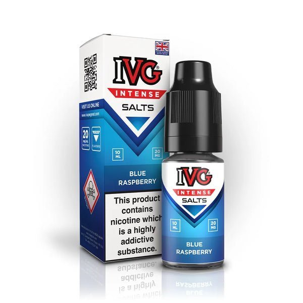 IVG Intense Nic Salts 10ml E - Liquid Pack of 10 Blueberry Raspberry
