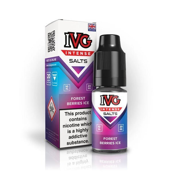 IVG Intense Nic Salts 10ml E - Liquid Pack of 10 Forest Berries Ice