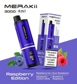 Merakii 3000 Prefilled Pod Vape 4 in 1 Edition - Box of 5 Menthol Edition (4 in 1)