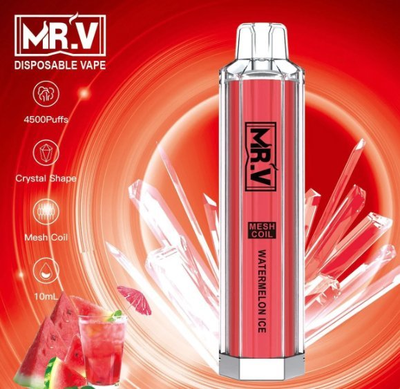 MR.V Crystal 4500 Puffs Prefilled Pod Vape Box of 10 Gummy Bear