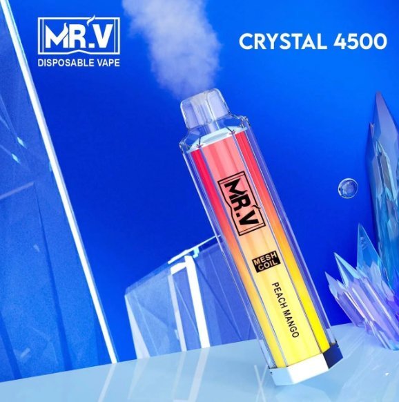MR.V Crystal 4500 Puffs Prefilled Pod Vape Box of 10 Gummy Bear