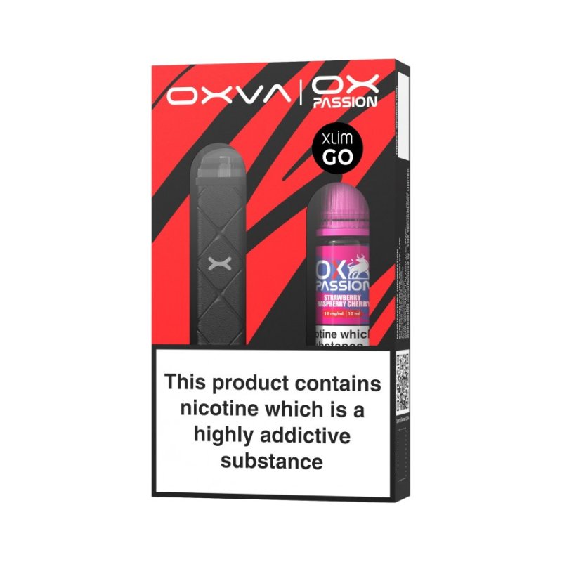 Oxva Xlim Go / Free Ox Passion Salt Pod Kit Black
