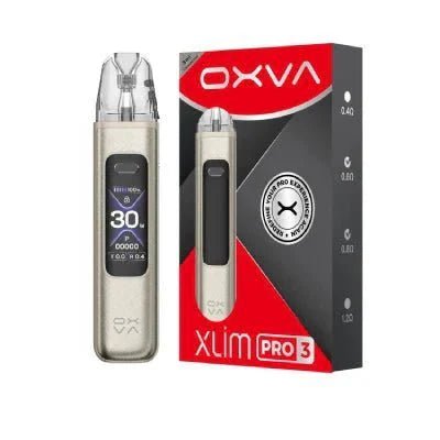 Oxva Xlim Pro 3 Pod Vape Kit Titanium Silk