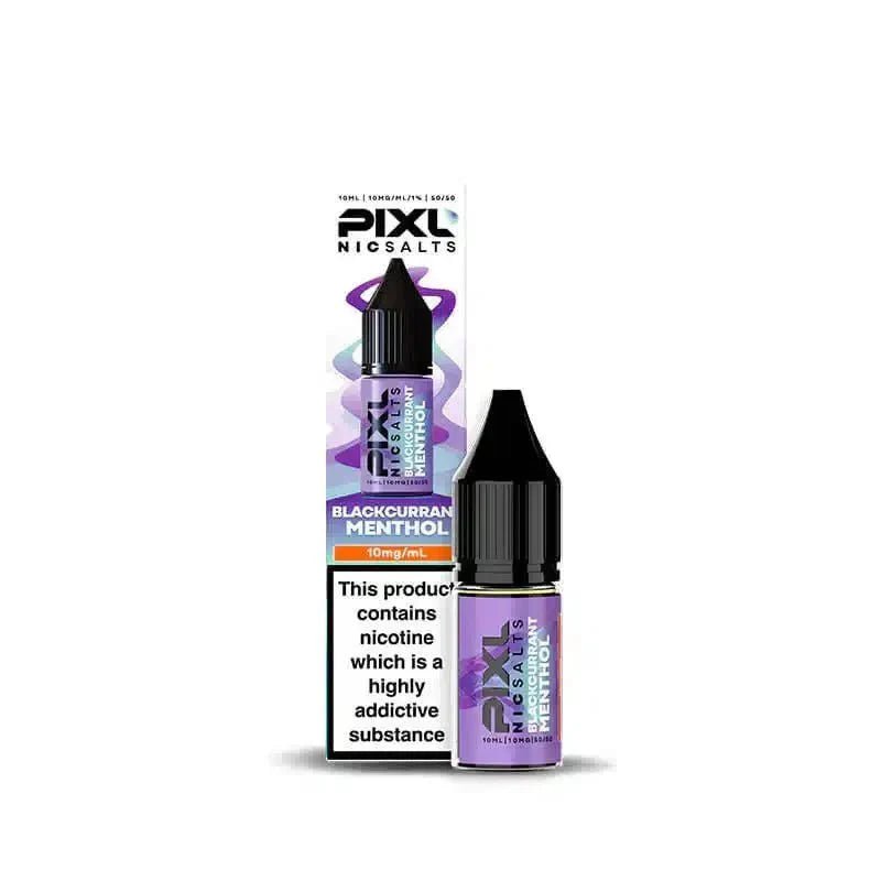 PIXL Nic Salt 10ml E - Liquids Box of 10 Blackcurrant Menthol