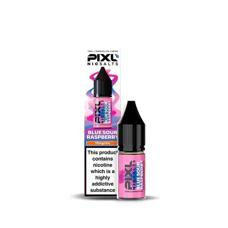 PIXL Nic Salt 10ml E - Liquids Box of 10 Blue Sour Raspberry