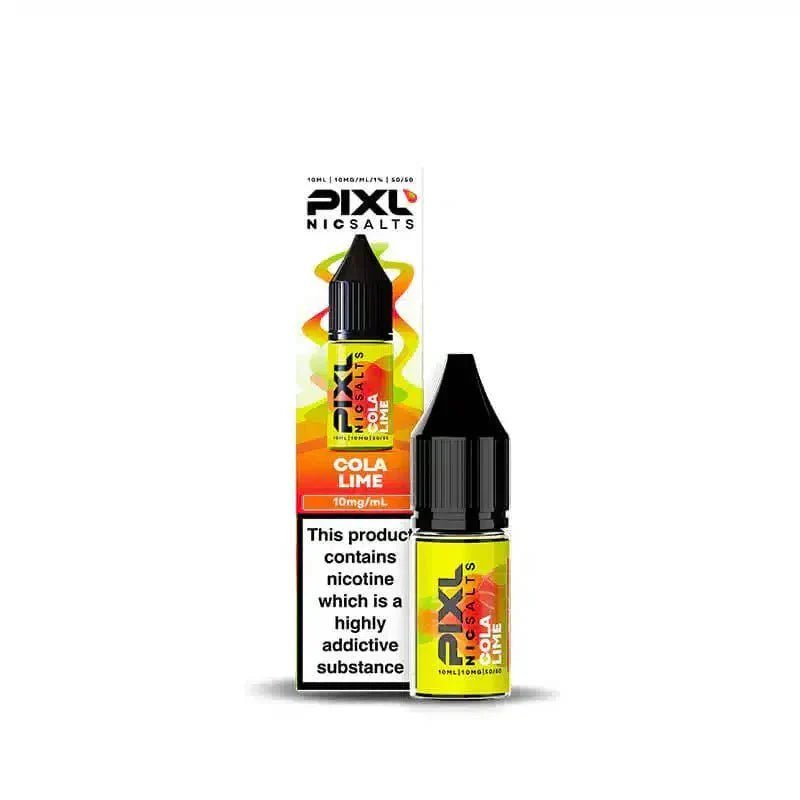 PIXL Nic Salt 10ml E - Liquids Box of 10 Cola Lime
