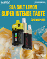 RELX Maxgo 22k Prefilled Pod Vape Kit Box of 5 Sea Salt Melon