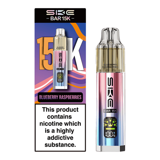 Ske Bar 15k Prefilled Pod Vape Kit - Pack of 5 Blueberry Raspberries