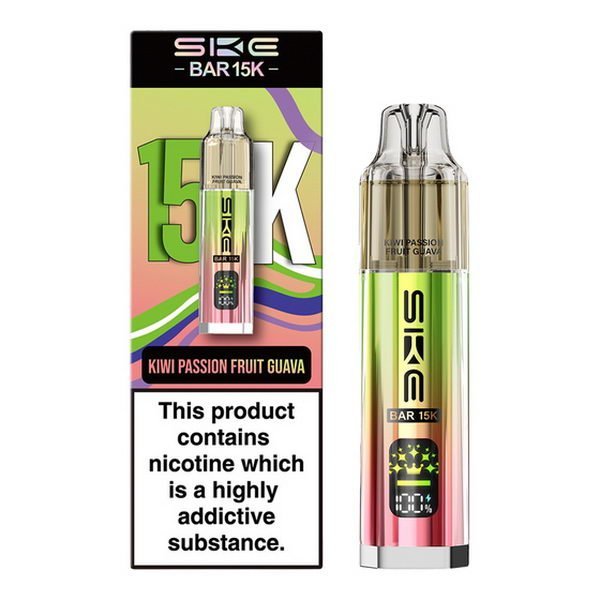 Ske Bar 15k Prefilled Pod Vape Kit - Pack of 5 Kiwi Passionfruit Guava