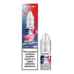Smok Nic Salts 10ml E - liquids Box of 10 Blueberry Sour Raspberry