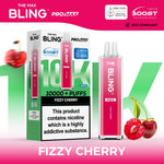 The Crystal Bling Max 10000 Prefilled Vape Pod Kit Box of 5 Fizzy Cherry