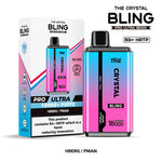 The Crystal Bling Pro Ultra 18000 Puffs Disposable Vape Box of 5 H berg / P Man