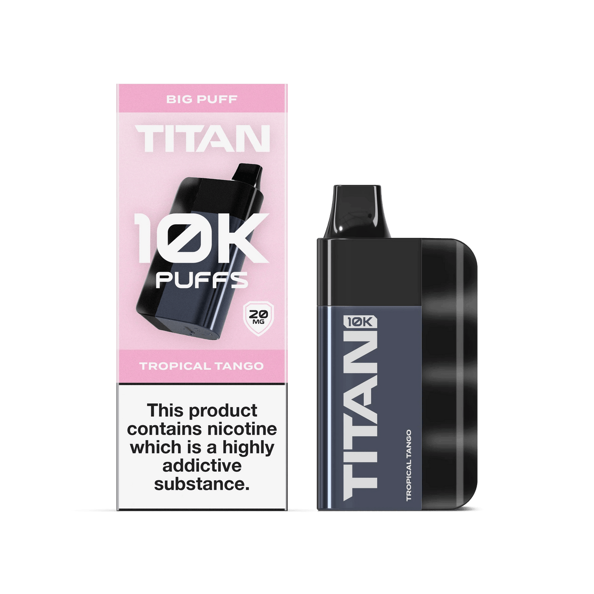 Titan 10K Puffs Disposable Vape Pod Kit Box of 5 Tropical Mango